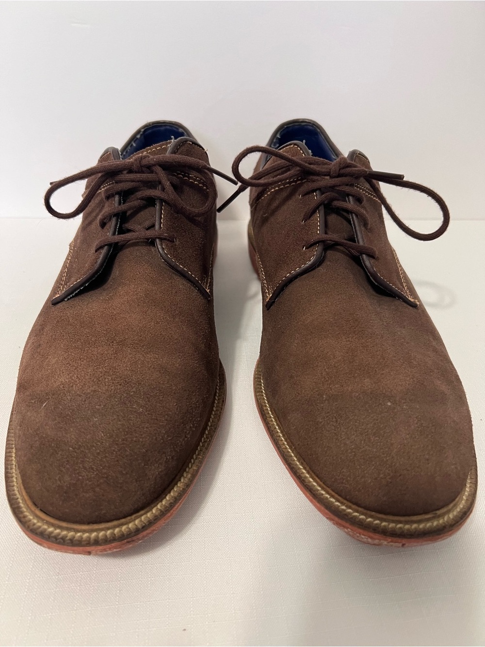 FootJoy Brown Suede Leather Club Casual Spikeless Golf Dress Shoes Size 11.5